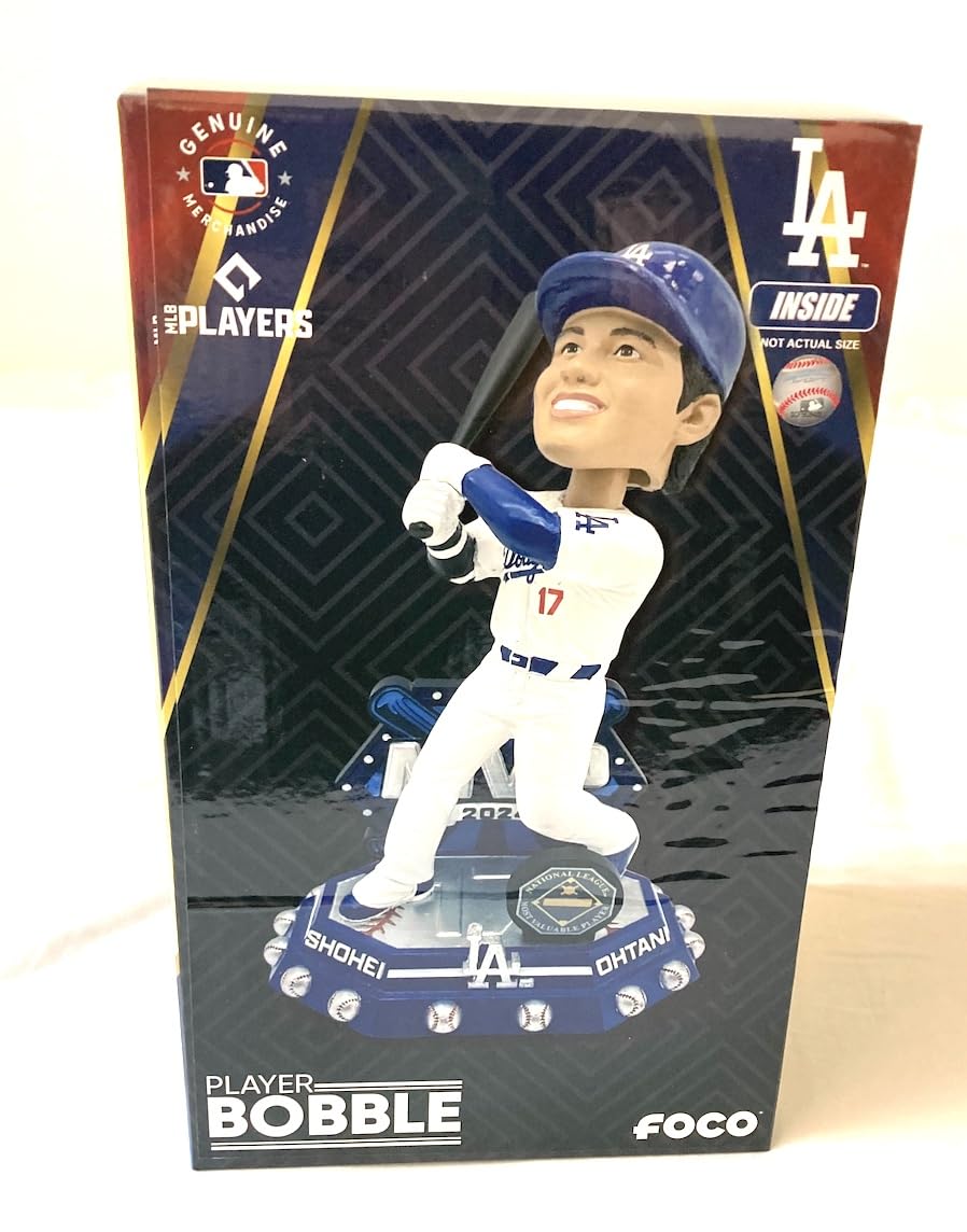 Amazon.co.jp: 【2024体限定】大谷翔平 MVP記念 バブルヘッド人形 19cm