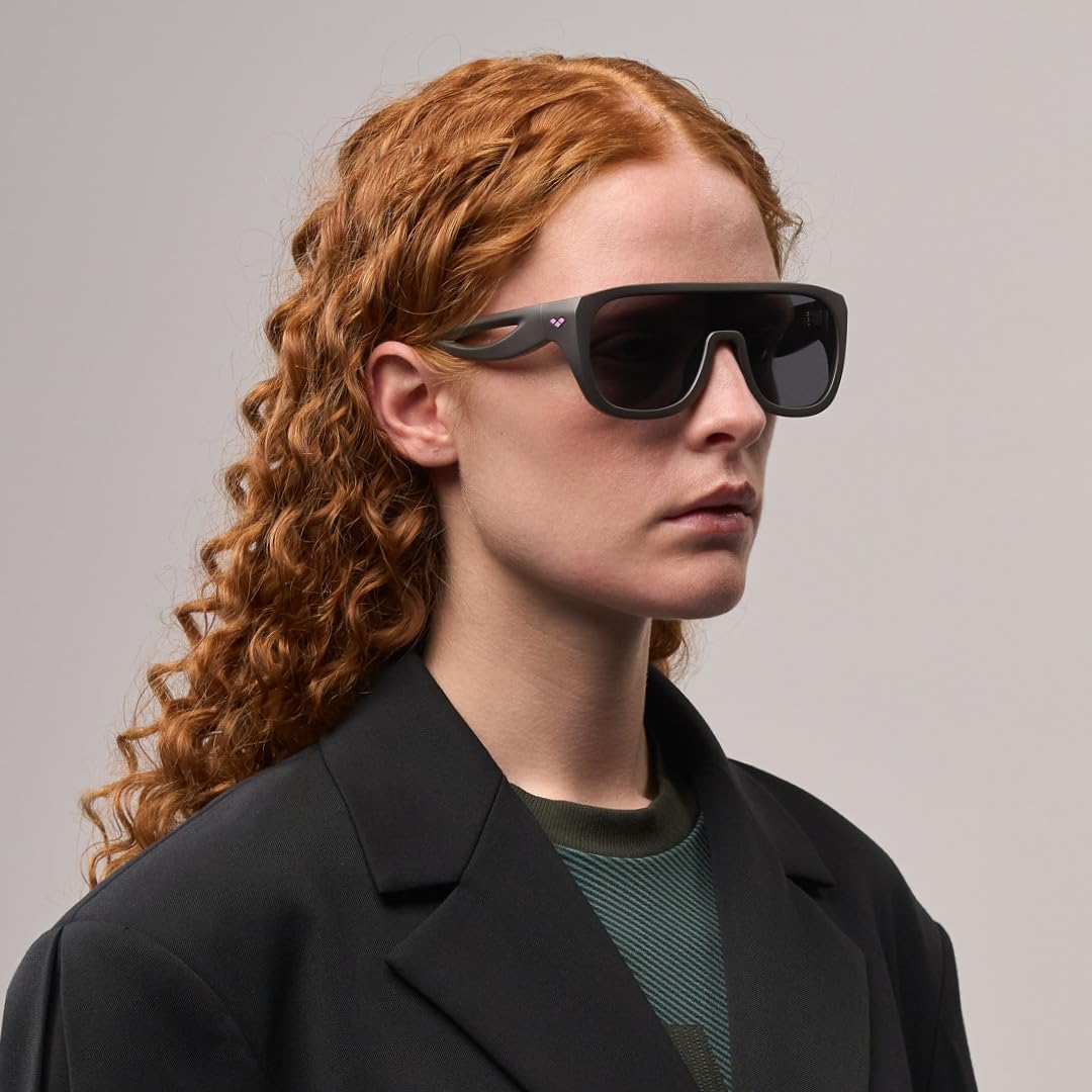 ARENA ALBATRO Occhiali da Sole Lifestyle, Montatura Flessibile e Leggera, Antiurto e Protezione UV, Rivestimento Antiriflesso Idrofobico e Antistatico, Classe Ottica 3, Made in Italy