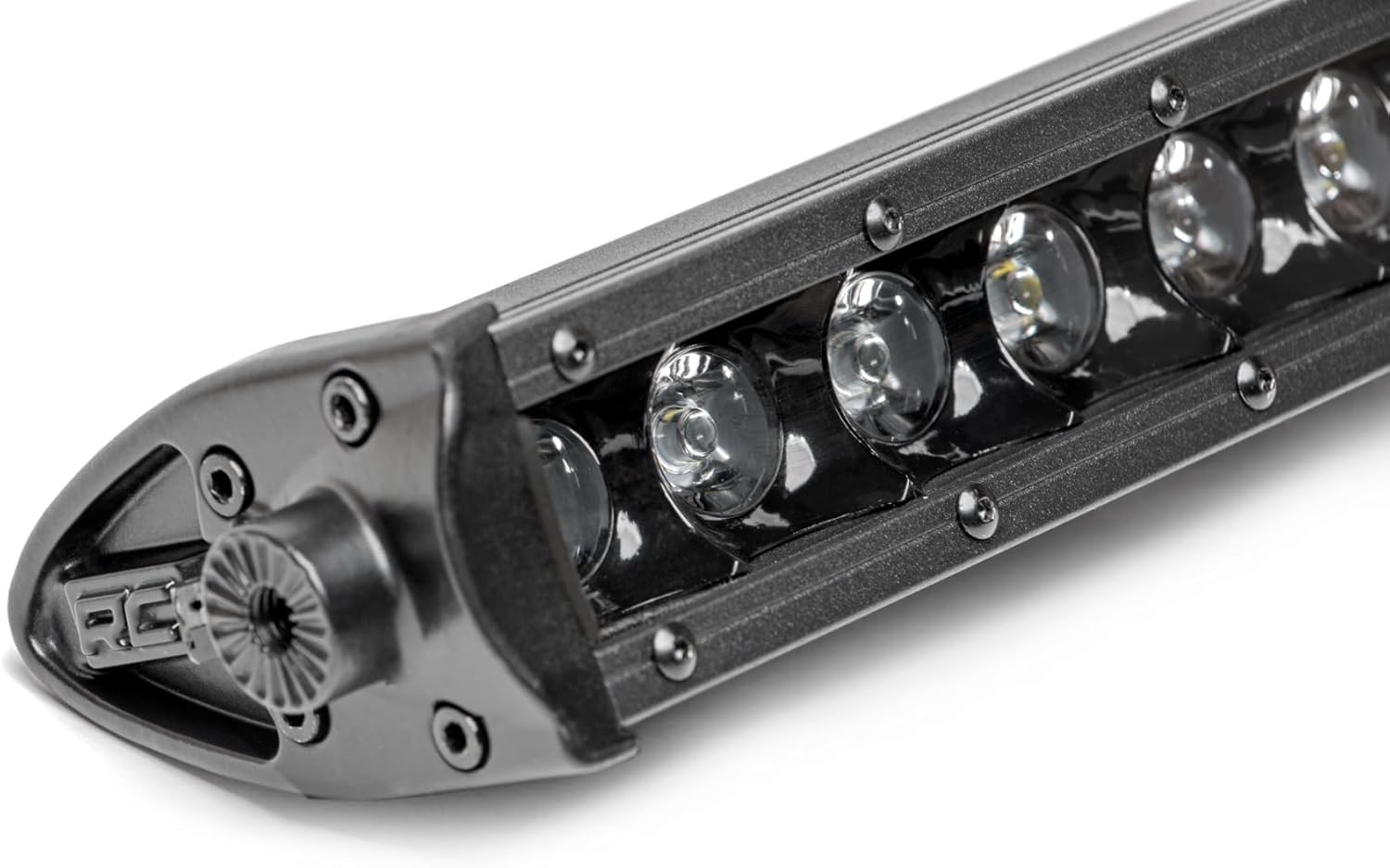 Rough Country 50" Single Row LED Light Bar - 19,200 Lumens Cree LEDs, 240W Spot Beam, Off-Road Waterproof Lighting for Jeeps, Truck & UTV