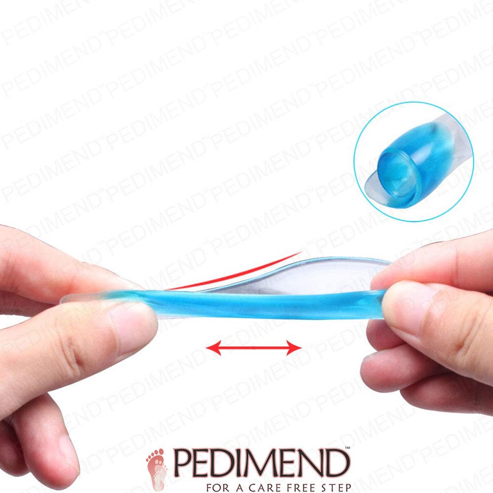 Pedimendtm autoadesiva arcata (4PAIR – 8PCS) | Pad per piede piatto/fascite plantare/High Arches | silicone gel Piedone correzione inserti | unisex | Foot Care