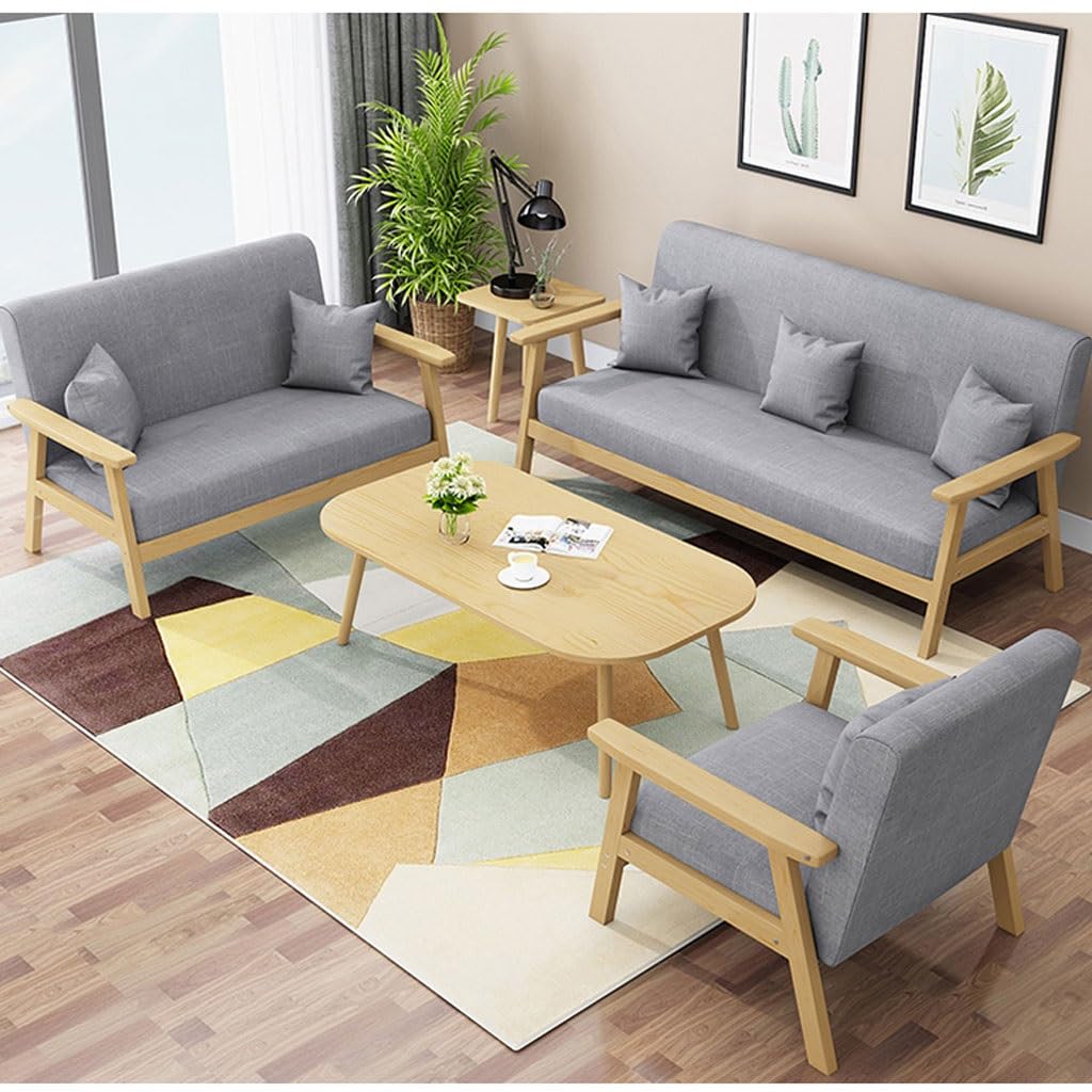 Kleine Couch, Stoffsofa, Wohnzimmer, Einzelstuhl, Doppelstuhl, kleine Wohnung, Schlafzimmer, Büro, einfacher Balkon, Freizeitstuhl, kleine Sofas für kleine Räume (A)