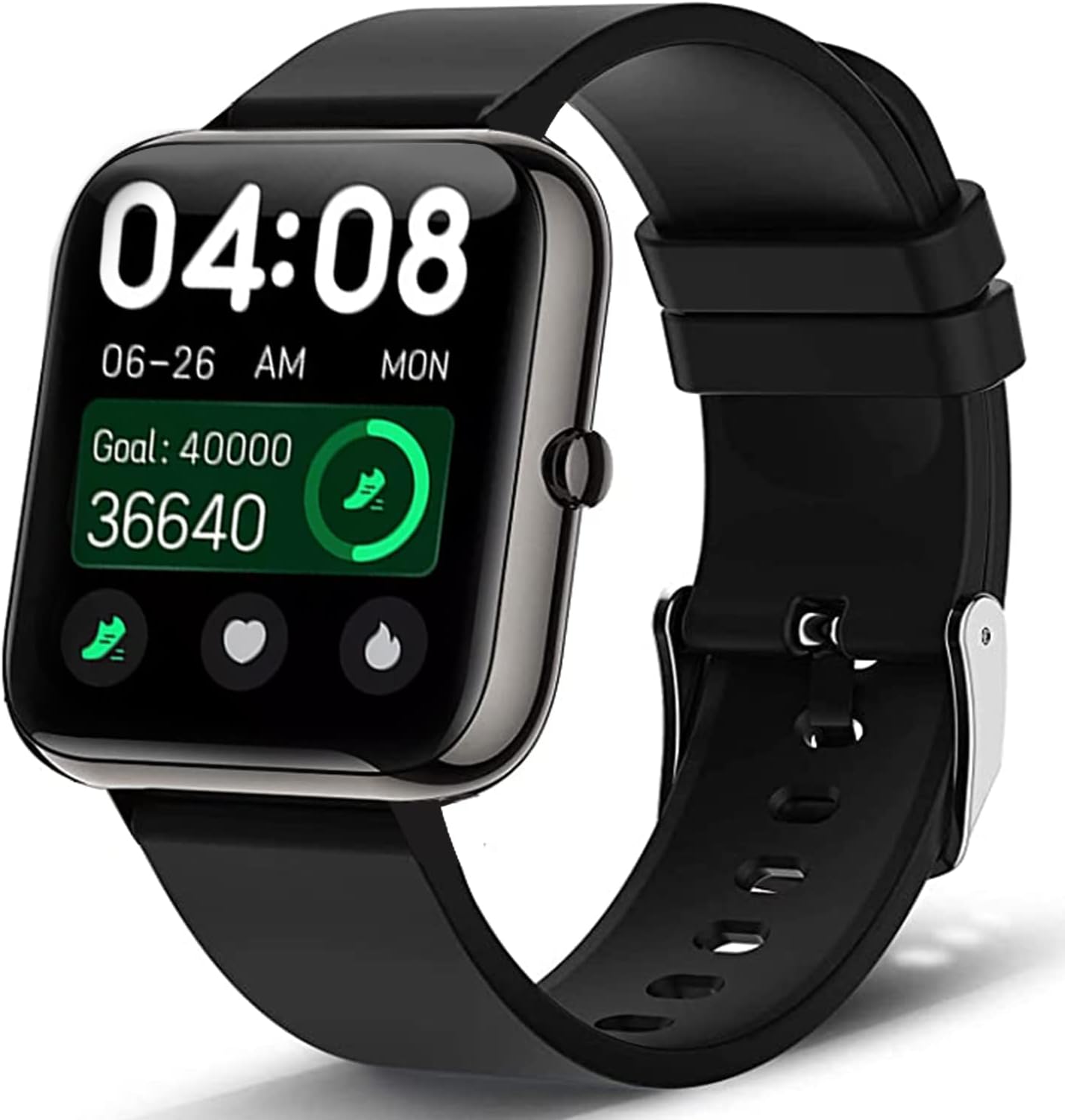 MoreJoy Smart Watch with Blood Pressure & Heart Rate Monitor, Sleep Monitor, 1.69" Touch Screen, IP68 Waterproof Fitness Tracker for Women Men - Compatible with iPhone & Android