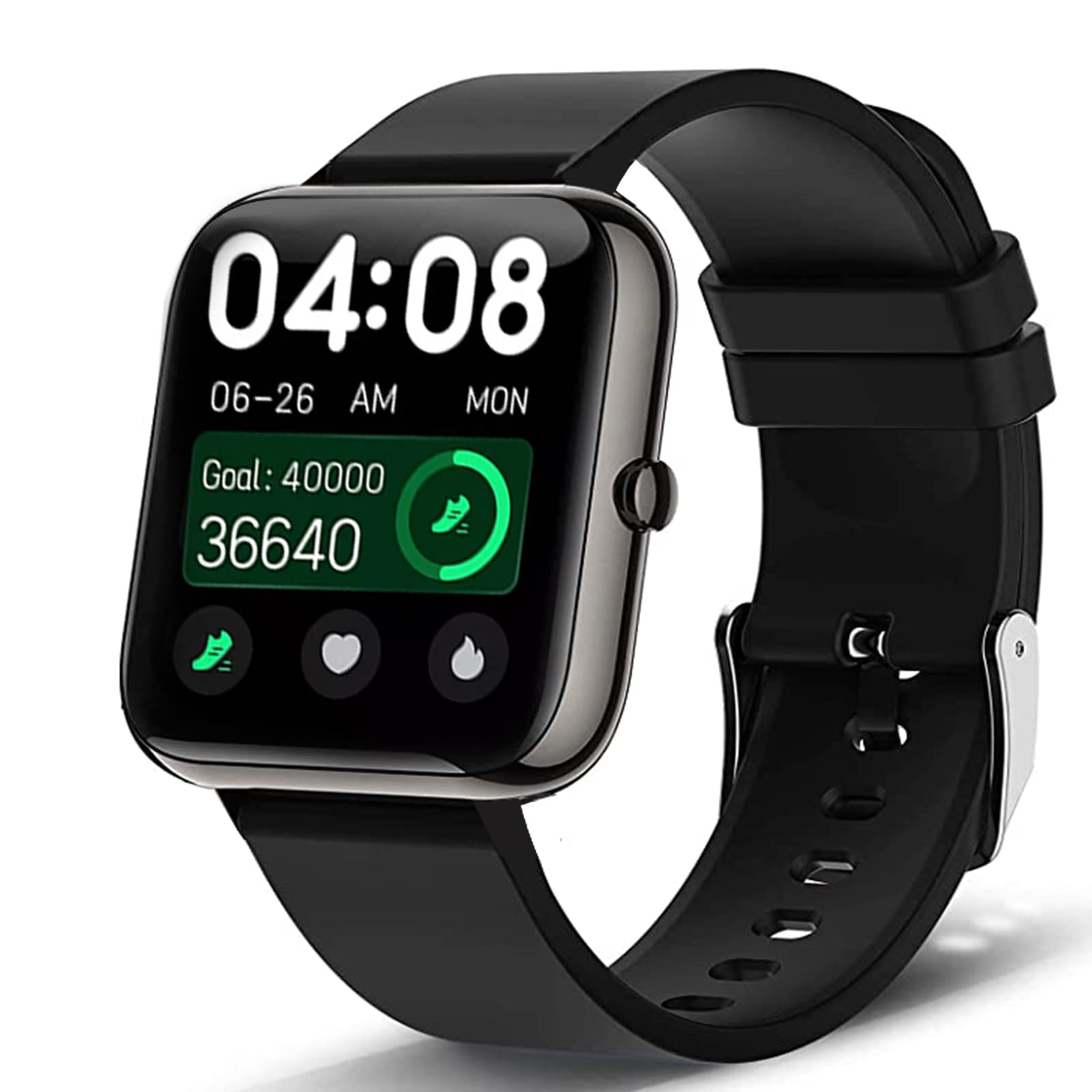 MoreJoy Smart Watch with Blood Pressure & Heart Rate Monitor, Sleep Monitor, 1.69" Touch Screen, IP68 Waterproof Fitness Tracker for Women Men - Compatible with iPhone & Android