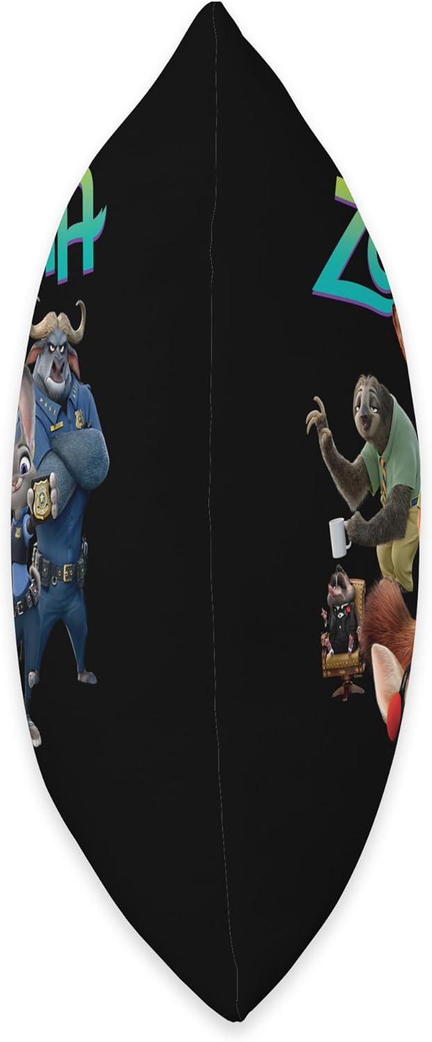 Disney Zootopia Character Group and Logo Throw Pillow