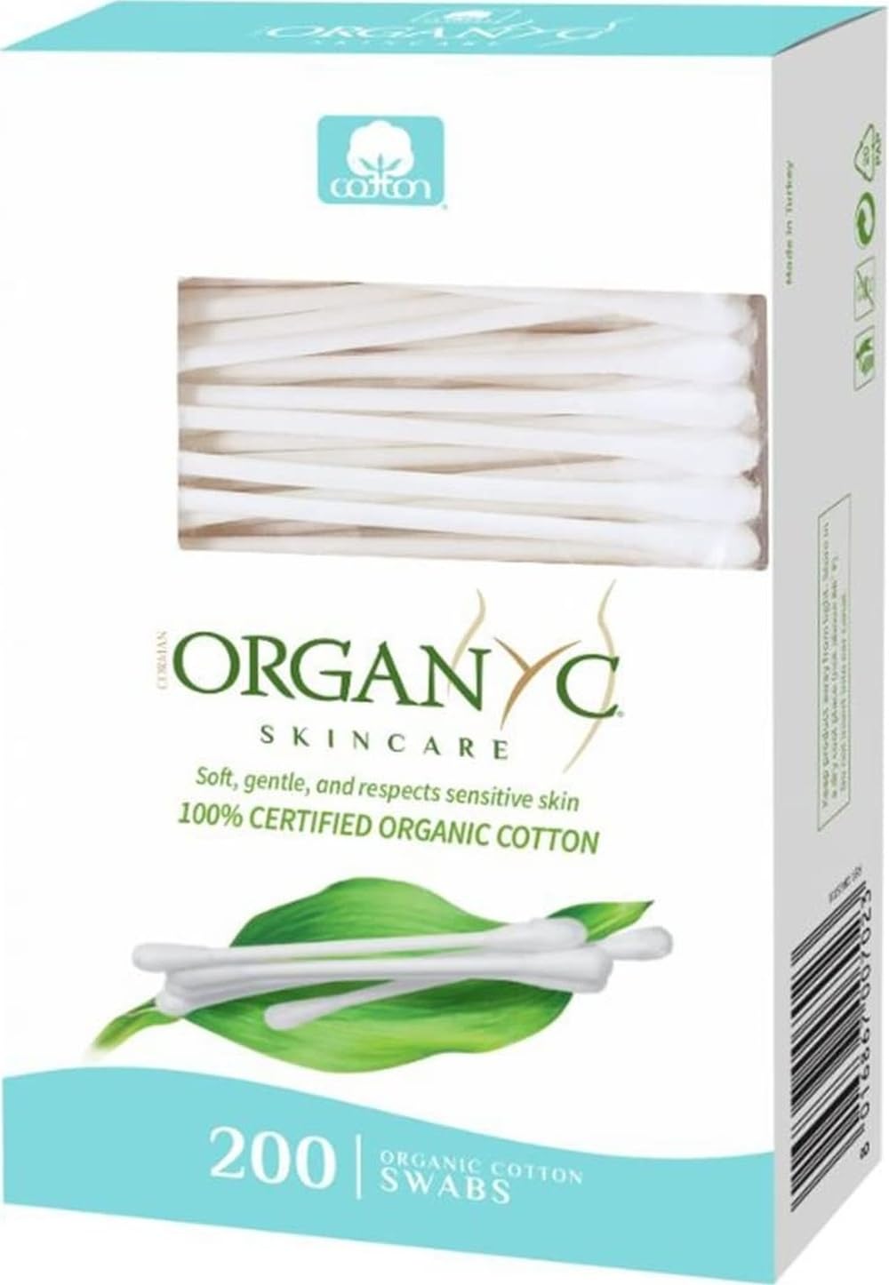 Organyc 100% Organic Cotton Buds 200pk