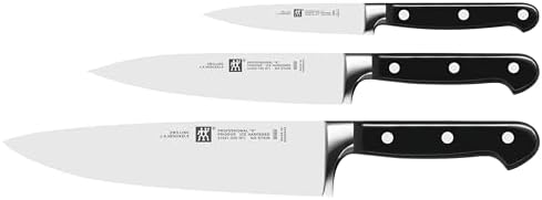 Zwilling Professional S J.A Henckels 3 Piece Knives Set, Black/Stainless Steel (35602-000-0) - Thumbnail 4