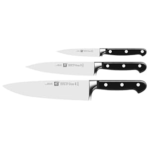 Professional S Zwilling J.A Henckels 3 Piece Knives Set, Black/Stainless Steel (35602-000-0)