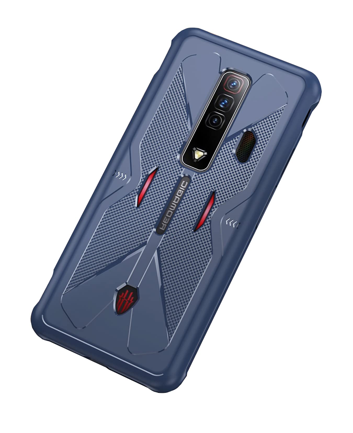 OIATROE Case for ZTE nubia Red Magic 7, Ultra Silm Cover [Slim-Fit] [Anti-Scratch] [Shock Absorption] for ZTE nubia Red Magic 7 - Blue