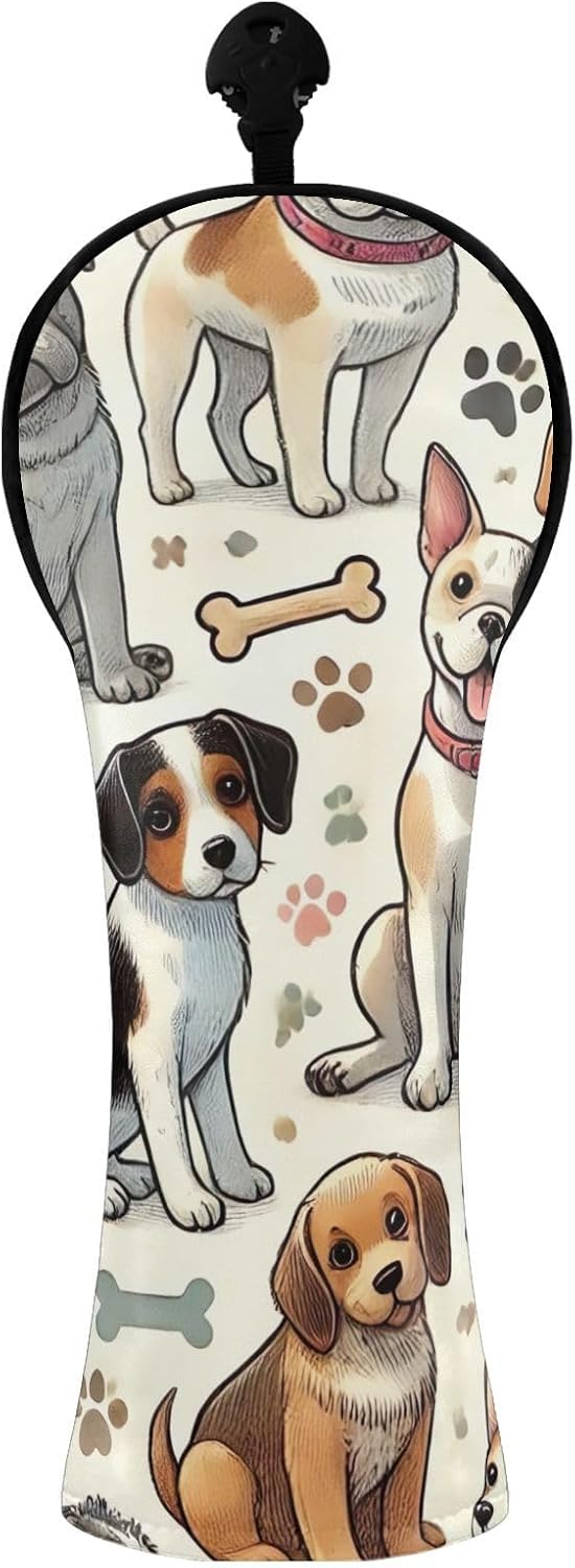 Cute Dog Golf Club Cover for Any Golfer