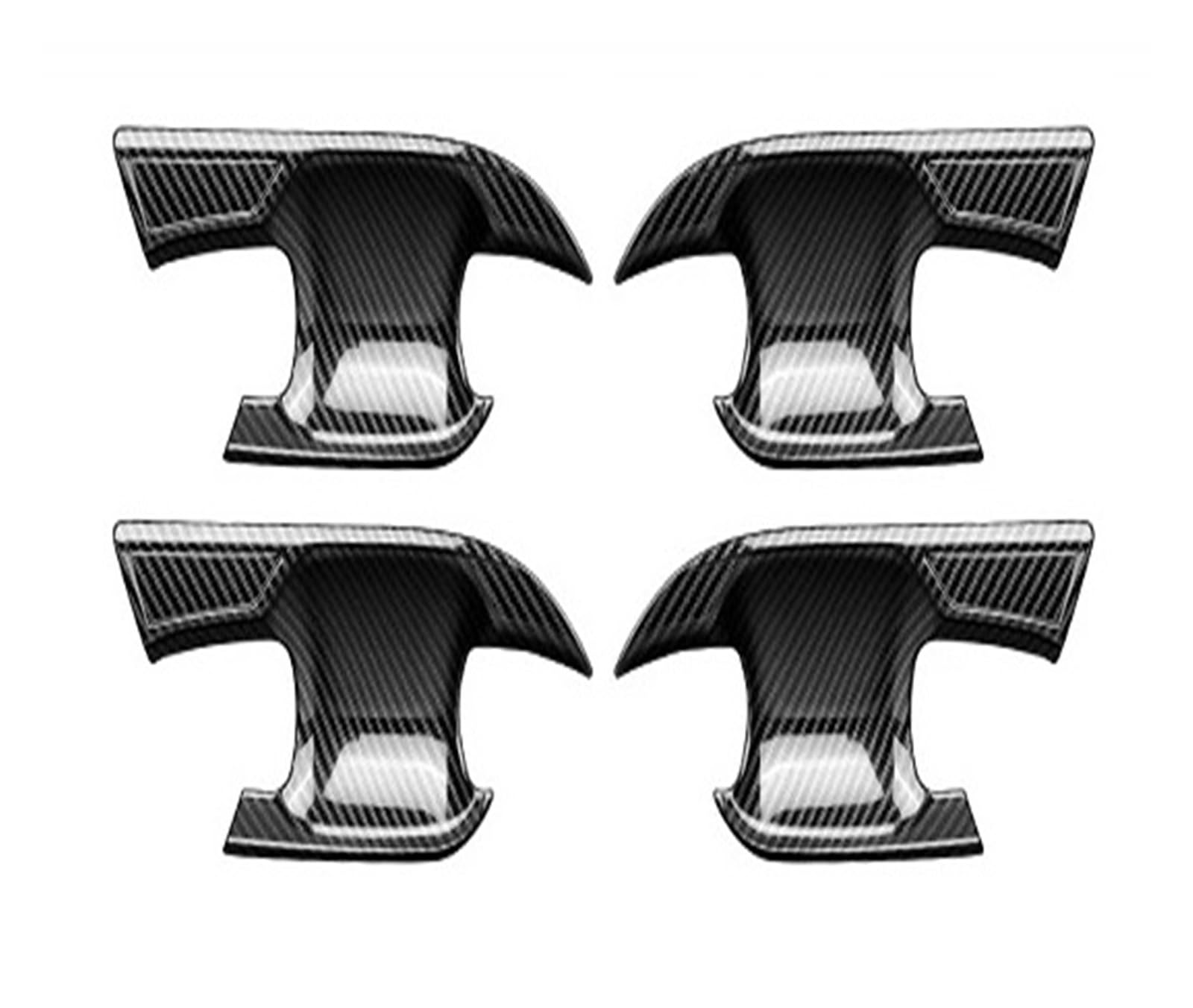 Car Accessory for Subaru for Crosstrek 2023 2024 ABS Carbon Fiber Style Sticker Car Outside Door Bowl Cup Cover Trim Interior Accessories Interior Mouldings