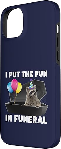 Miniatura 2 de iPhone 14 Plus I put the fun in funeral Funny Meme Cringe Estuche extraño estúpido broma