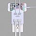Outlet Extender USB Wall Charger - POWRUI Multi Plug Wall Outlet Splitter with 2-Outlet and 2 USB Ports, Non Surge Protector for Cruise Ship Essentials, White, ETL Listed