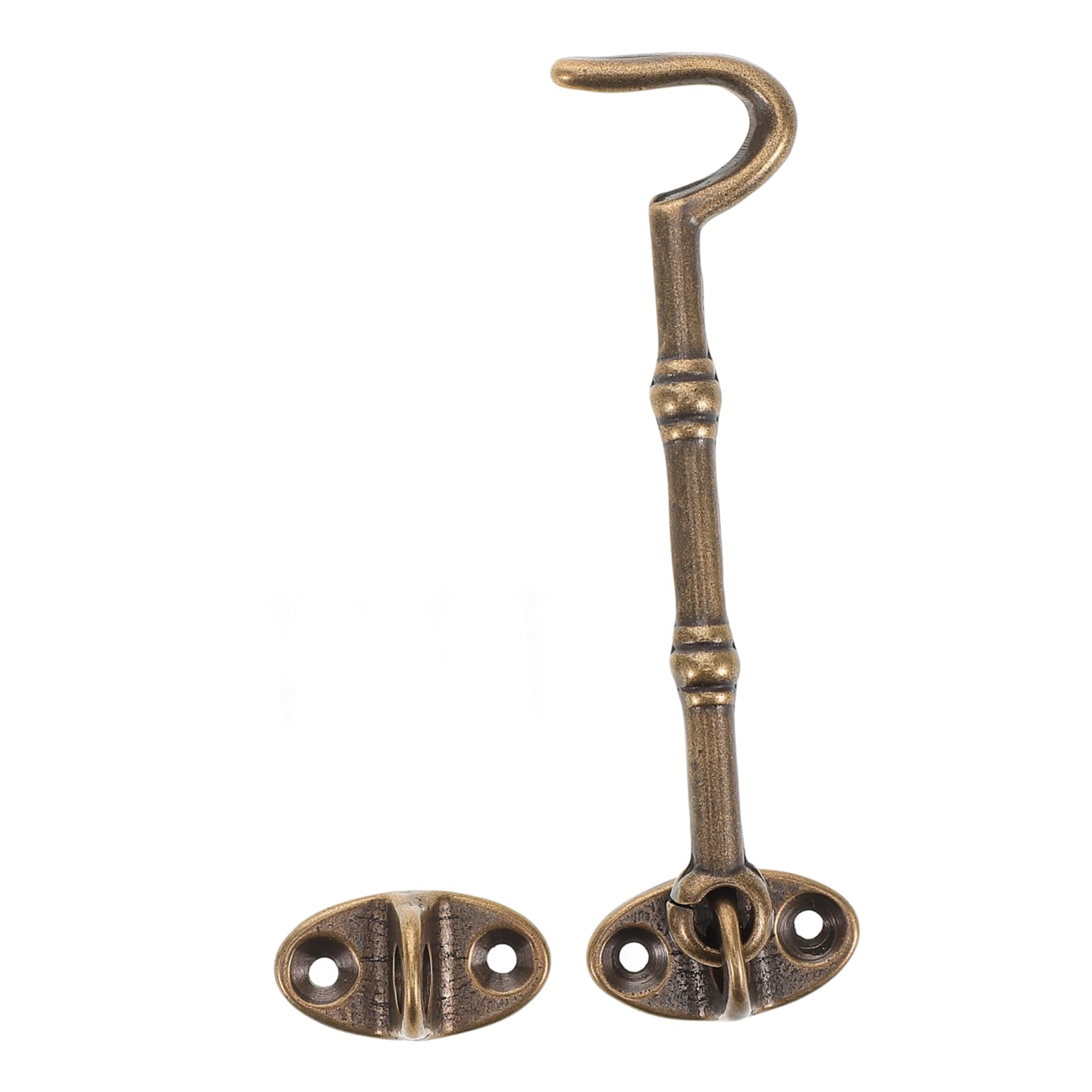 Garneck Metal Door Latch Set 4.1 Brass Latch Window Door Lock Latch Privacy Hook Latch Enhance Security and Aesthetics