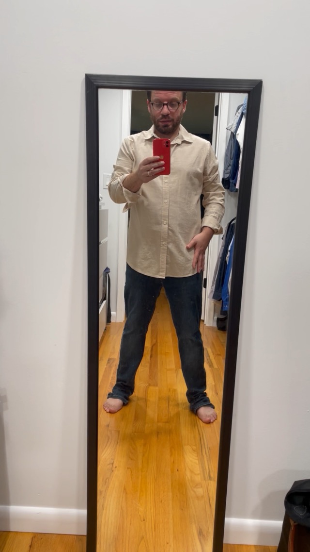 Watch Honest review- mens dress shirt, long sleeve button, tan on