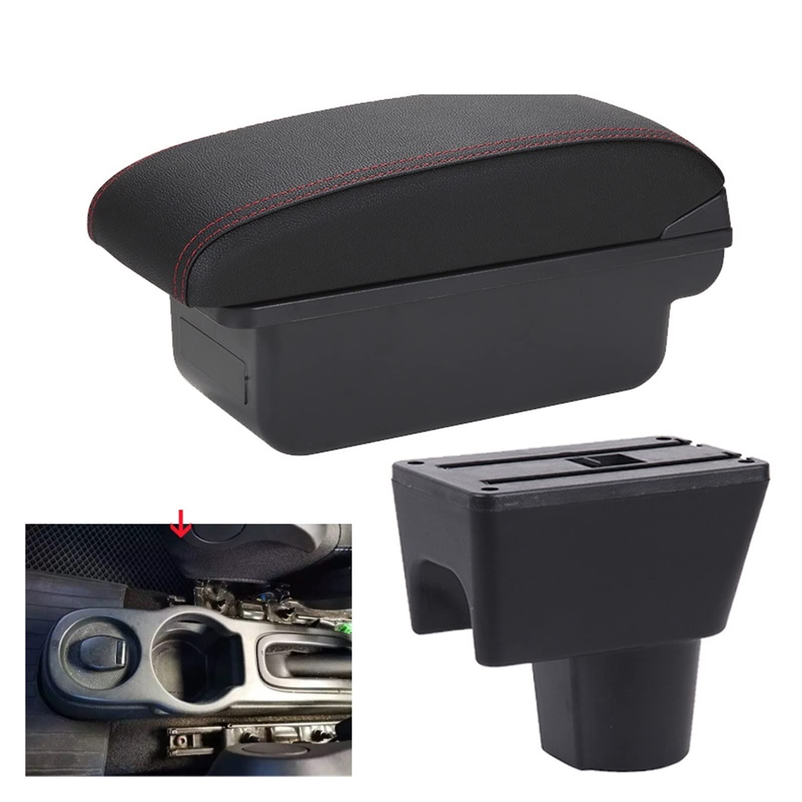 Armrest Storage Box Car Armrest Box For Renault For Duster 2012 2013 2014 2014 2015 2018 2018 Auto H Armrier Parts Storage Box