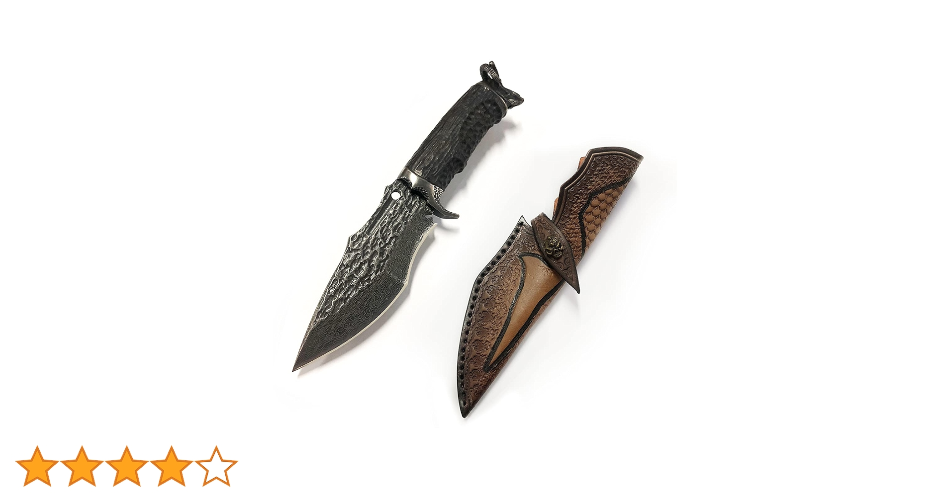 マティス「黒いナイフのある静物」、希少画集より、状態良好、新品高級額装付 仙蔵 ブラックダマスカス ユーティリティナイフ120mm | サン