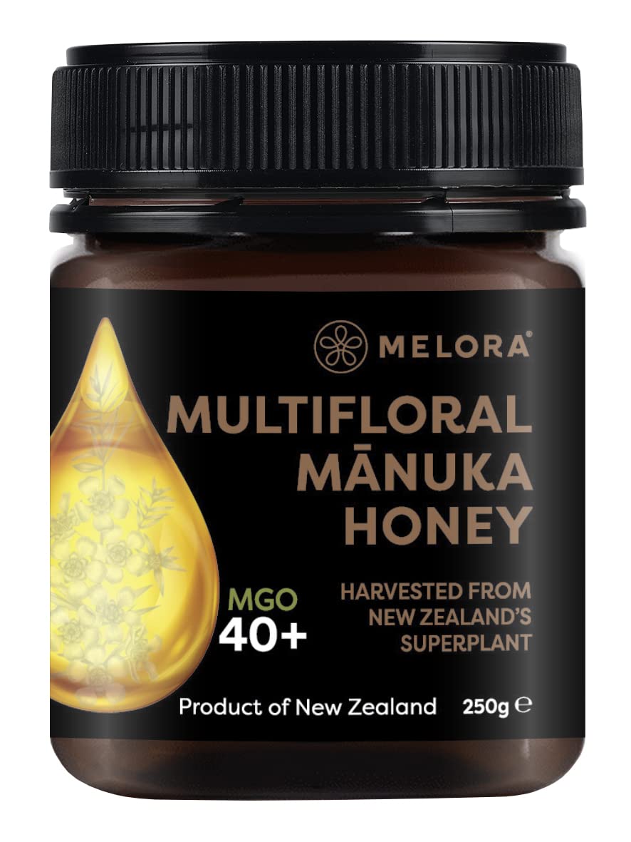 Genuine Manuka Honey - 40 MGO, 250g - 100% Pure & Traceable Manuka from New Zealand
