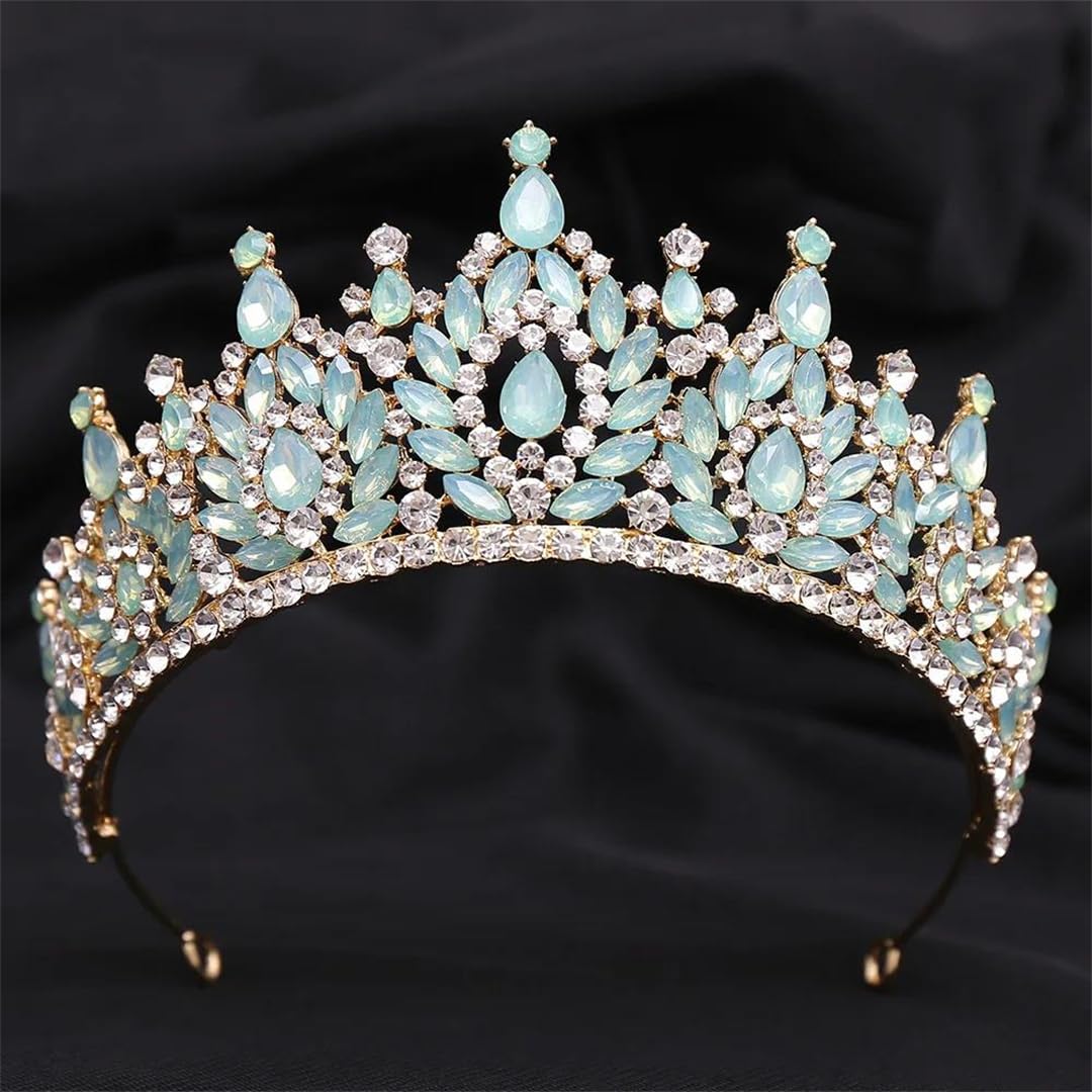 Women's Wedding Crown Headdress Crystal Bridal Tiara Rhinestone Diadem Wedding Hair Jewelry