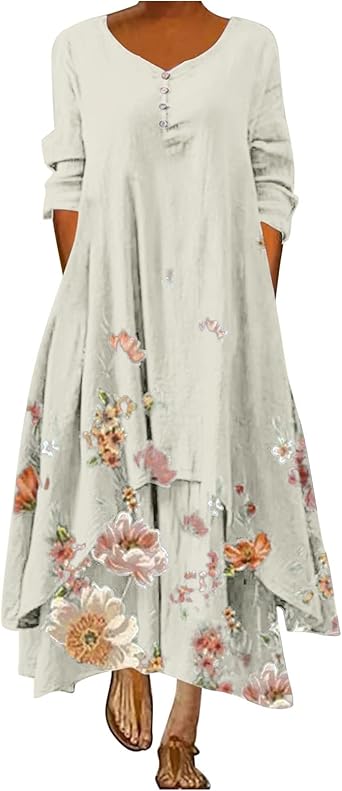 AMhomely Women's Women V Neck Dress