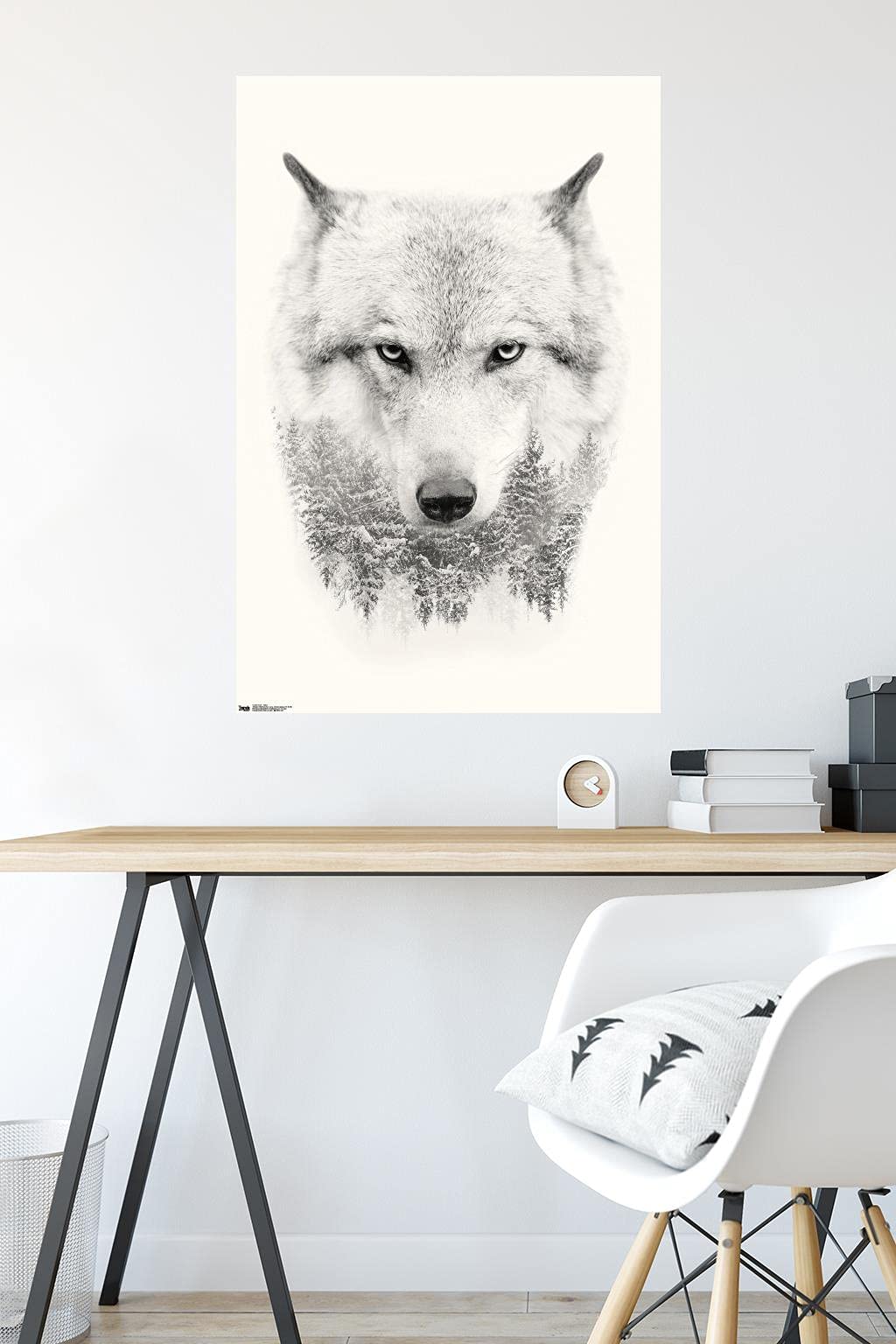 Amazon.com: Trends International Wolf - Trees Wall Poster, 22.375