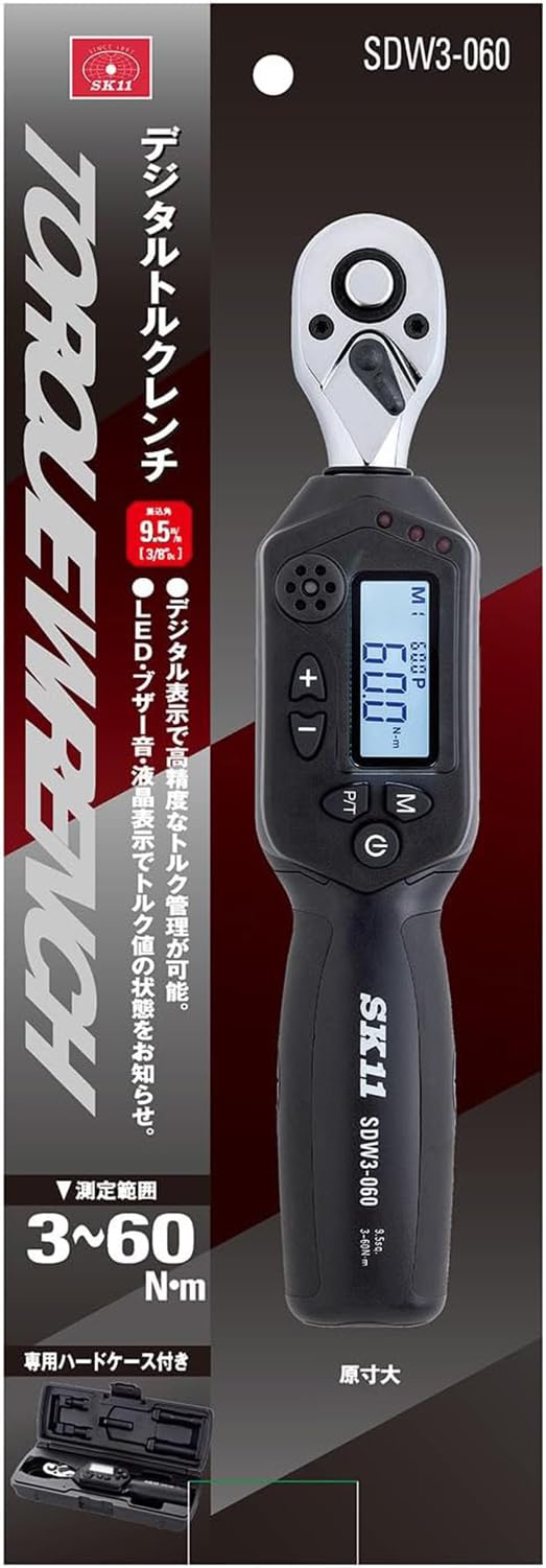 Amazon | SK11(エスケー11) デジタルトルクレンチ 差込角9.5mm 測定