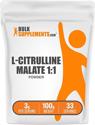 Miniatura 10 de BULKSUPPLEMENTS.COM L-citrulina DL-malato 11 en polvo  L-citrulina malato, citrulina malato en polvo  L citrulina malato suplemento sin gluten, 0.11