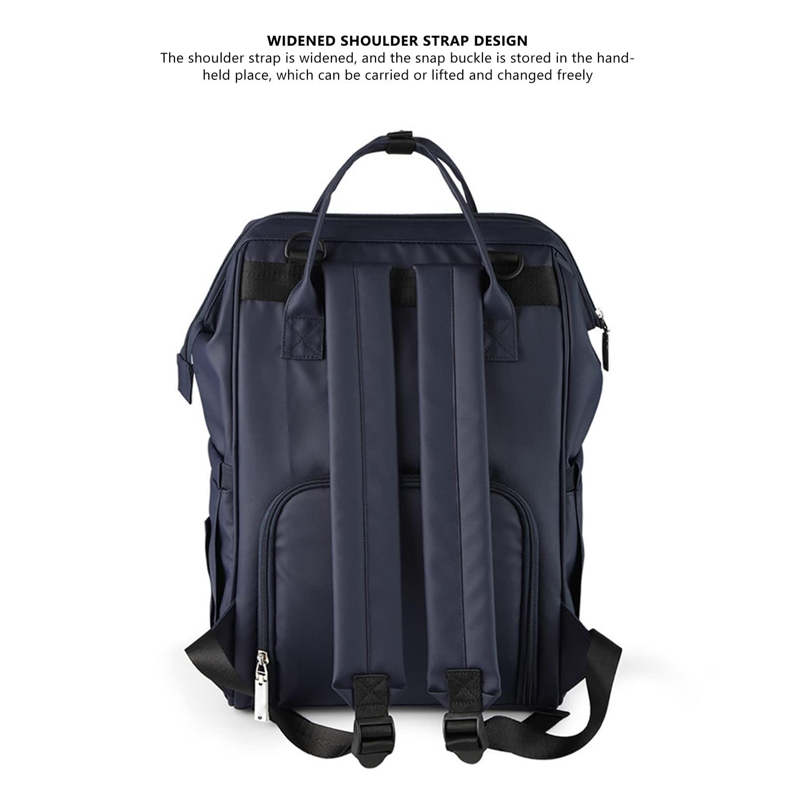 Torba na Pieluchy dla Niemowląt, Torby na Pieluchy Unisex Stylowy podróż do Tyłu Paczka Pieluszka Noworodka Torba Plecakowa z Uchwytem Plecak dla Dziecka Plecak Mamy, Taty, Noworodka