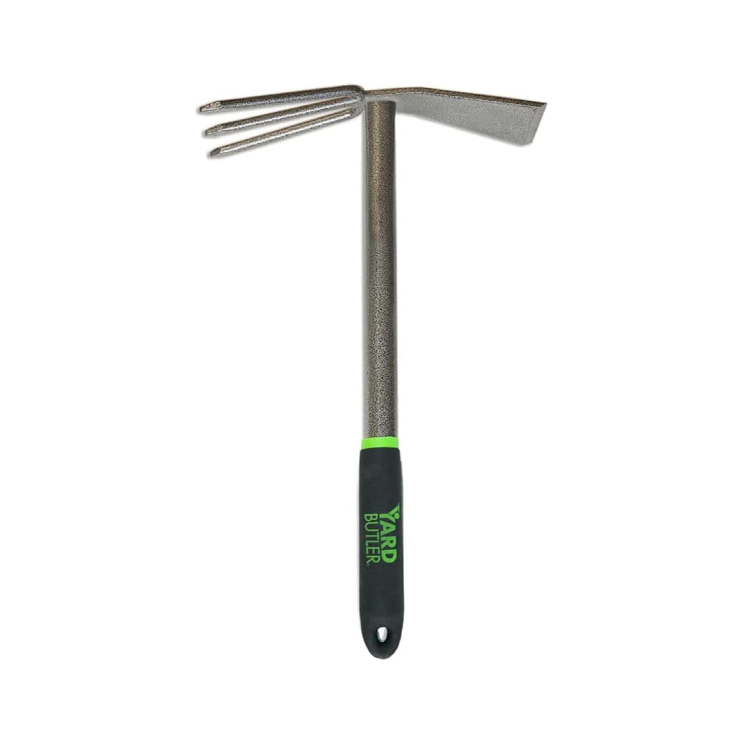 Yard Butler Terra Tiller Hand Cultivator, ITT-4T - Essential Gardening Tool for Yardwork - Power-Coated Steel Construction - Comfortable Grip - Long-Lasting - Rust-Resistant