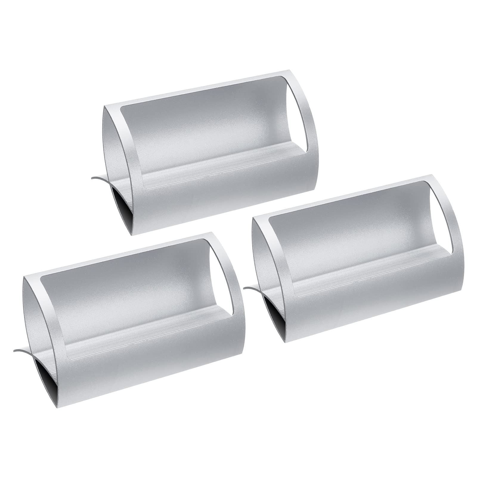 YOKIVE 3 Pcs Business Card Holder, Office Card Collection Organizers with Aluminum Keep Desk Neat, Great for Office Home