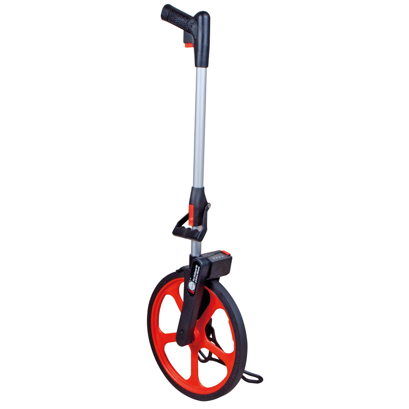 NEDO® Leichtmessrad ECONO Präzisionsrad Set inkl. DEWEPRO Zollstock 2m - Messwerkzeug für die Streckenmessung