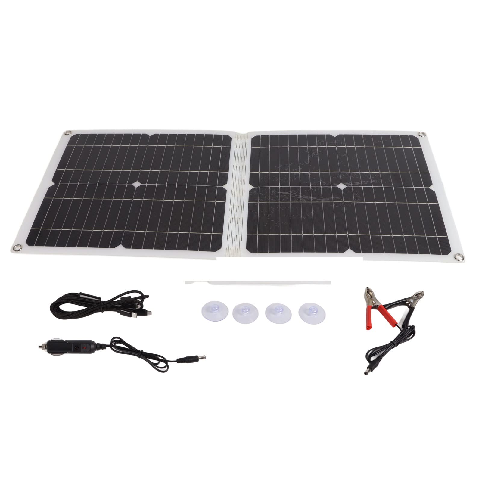 Ausla 40W Składany Panel Słoneczny, 5V 18V DC