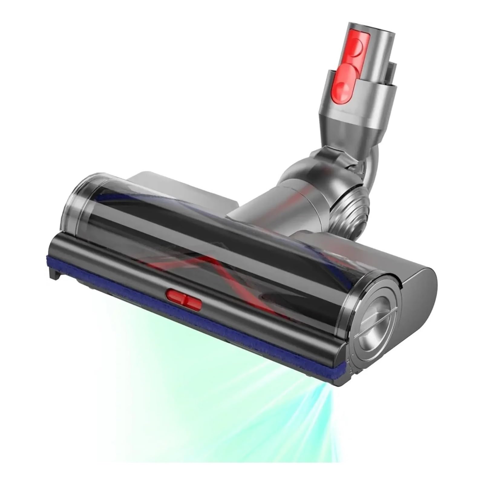 Cepillo motorizado LED, Compatible con Dyson, V15 V11 | Cabezal de liberación rápida para V10 V8 V7; para madera, baldosas y alfombras de pelo corto