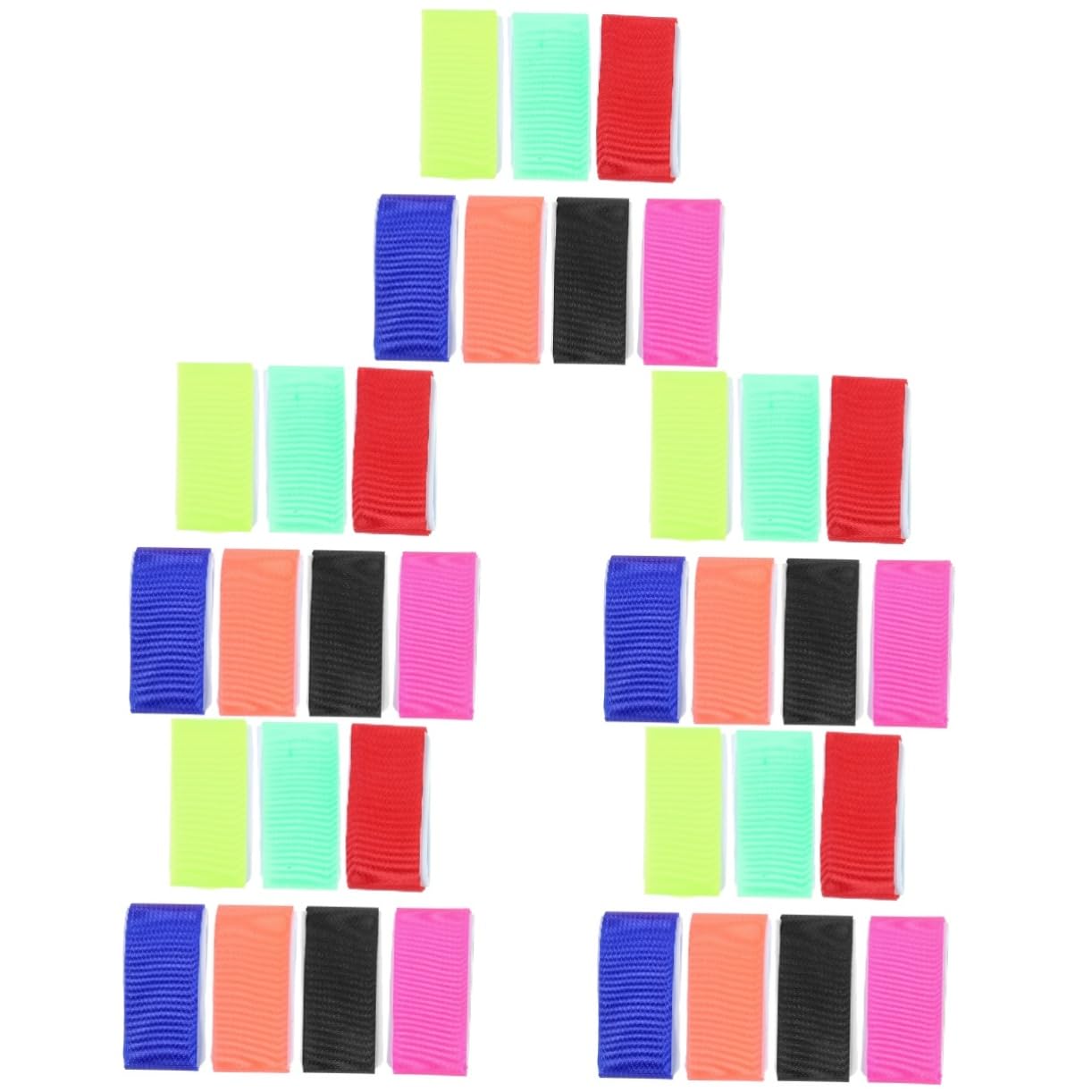 BESPORTBLE 35pcs Portable Snowboard Strap Fixing Straps for Sleds Ski Boards Vibrant Colors Convenient Sturdy Tension