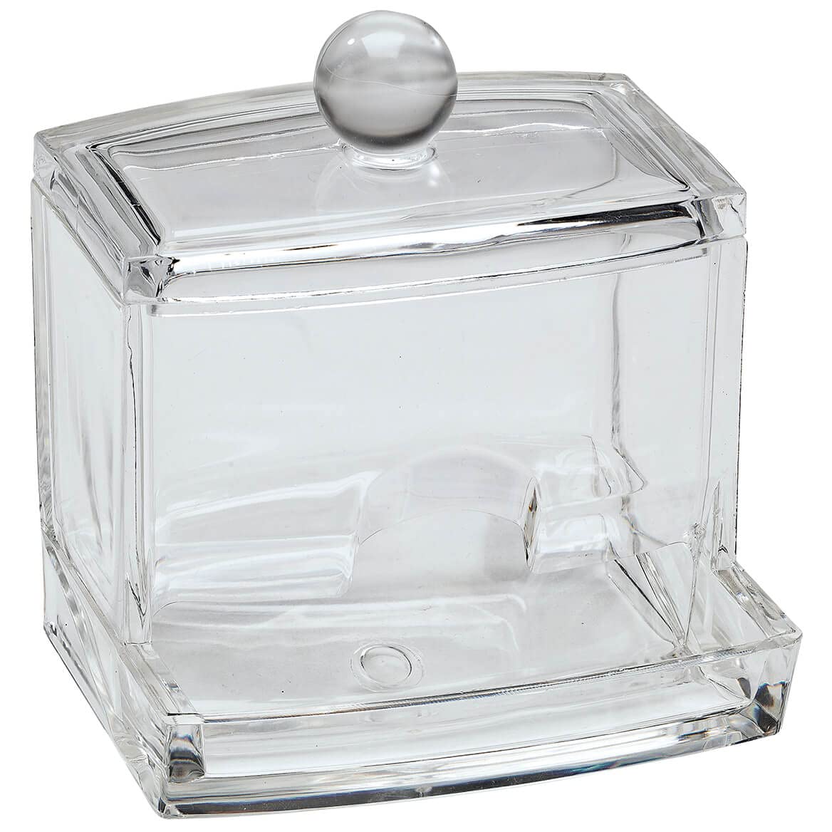 Fox Valley Traders Clear Acrylic Cotton Swab Dispenser