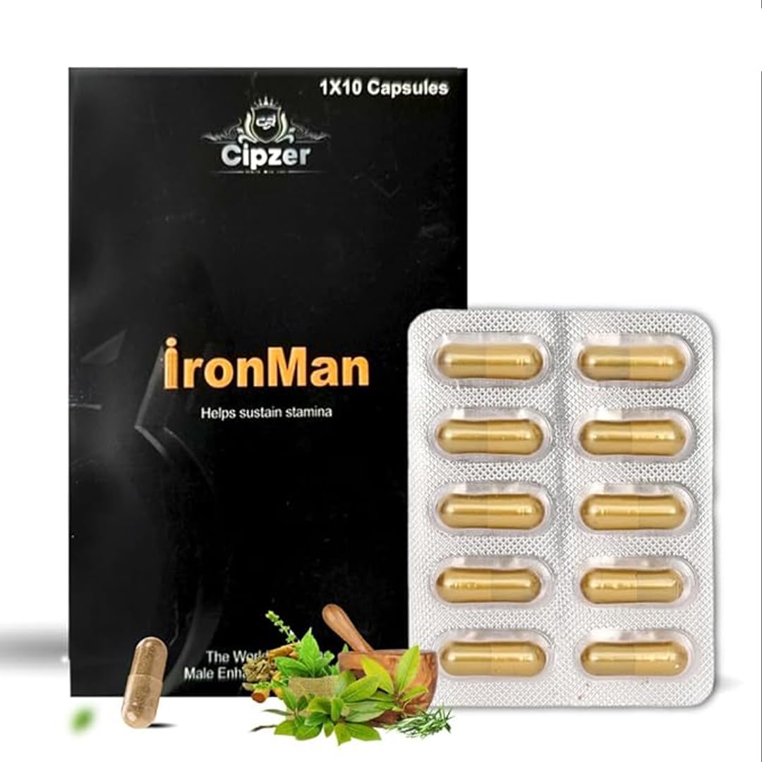 IronMan 10 Capsules | Improve Strength, Stamina, Energy & Daily Wellness Naturally (10 Capsules)