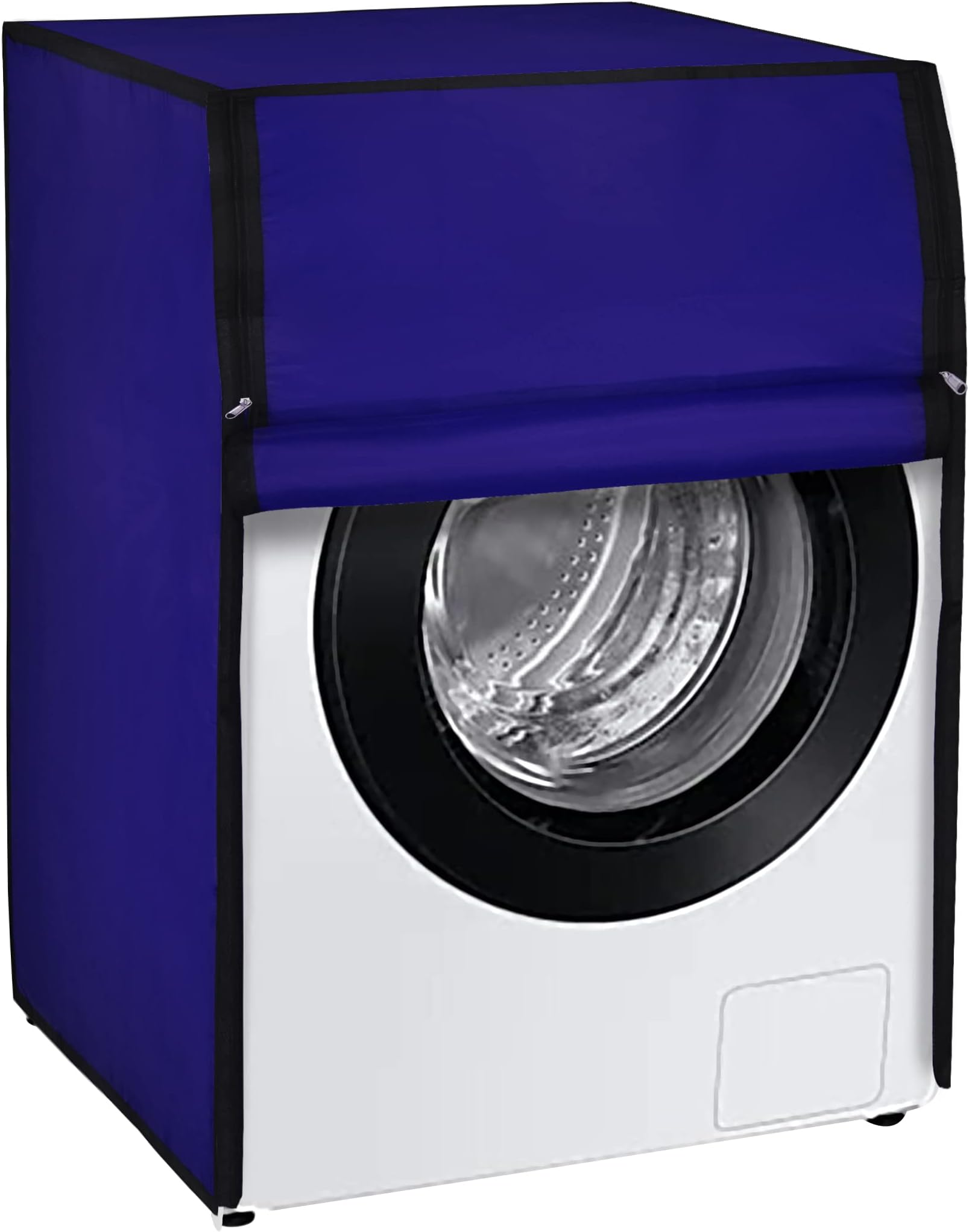 Amazon Brand - Umi. Front Load Washing Machine Cover Suitable for LG 8.5 kg, 9 kg, 9.5 kg, 10 kg, 10.5 kg, 11 kg, 11.5 kg, 12 kg (Ink Blue, 72cms X 63cms X 81cms)