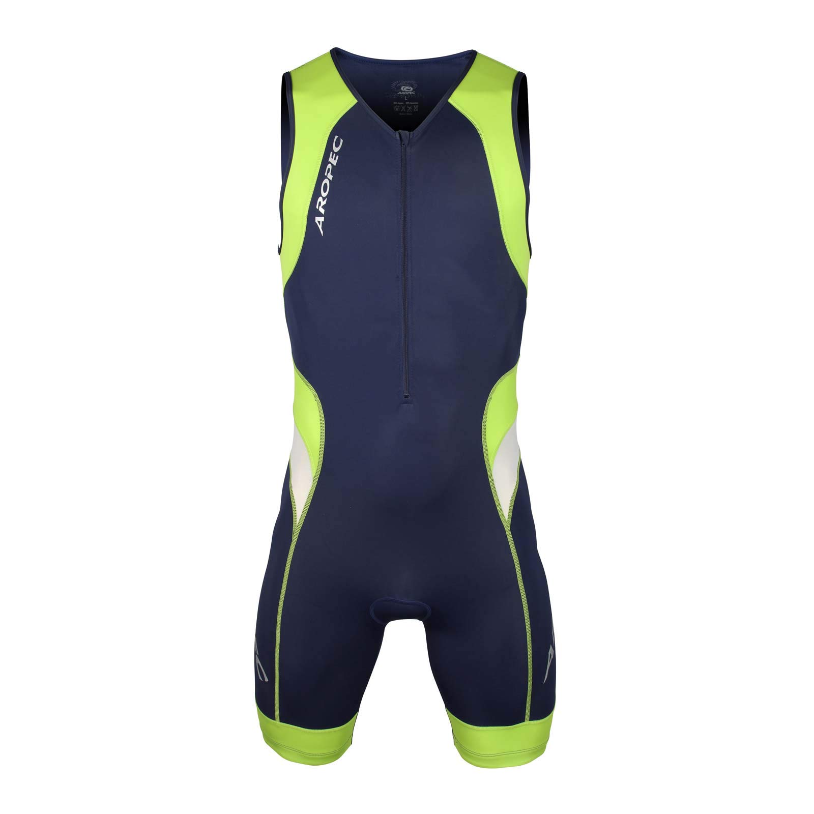 Aropec Ap-106M- Tuta da Triathlon, da Uomo, Arancione (Arancione)
