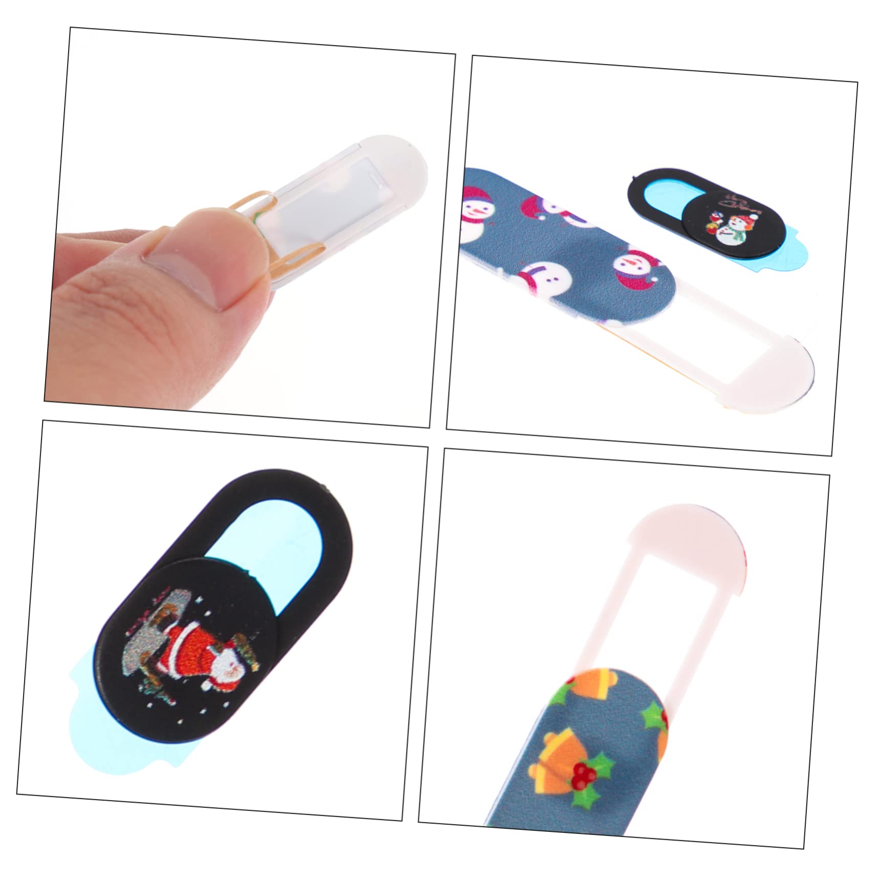 Artibetter Piezas Cubierta De La Cámara De Navidad Diapositiva De La Cubierta De La Cámara Protector De Lente De Privacidad De Cámara Web Cámara De La Computadora Tapa De La Cámara Web Abs