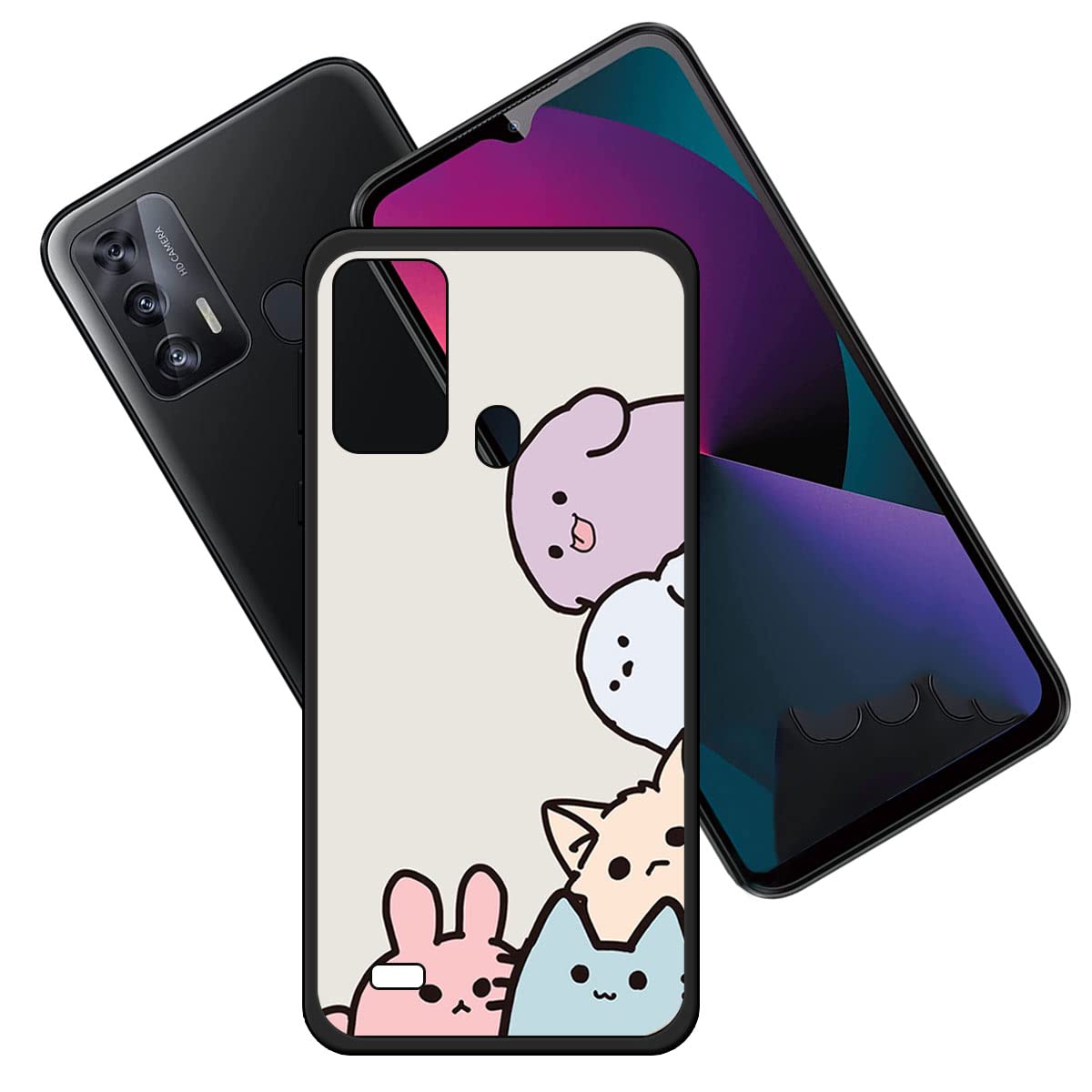 Custodia Personalizzata Per Oukitel C31 – Con Tua Foto, Immagine O Scritta – Cover In Silicone Antiurdo Con Cavalletto