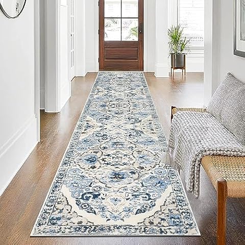 Enyhom Non-slip Washable Runner Rug Cover