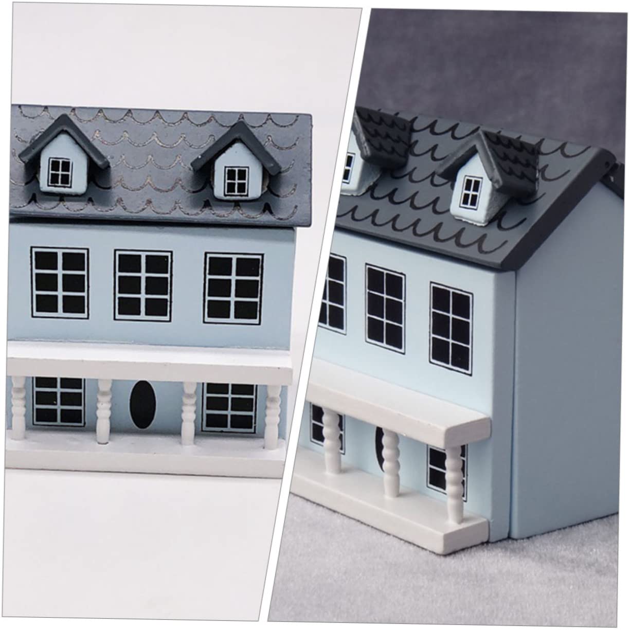 DIY Ancient Style Dollhouse Kit With LED Lights - Wooden Miniature House Model