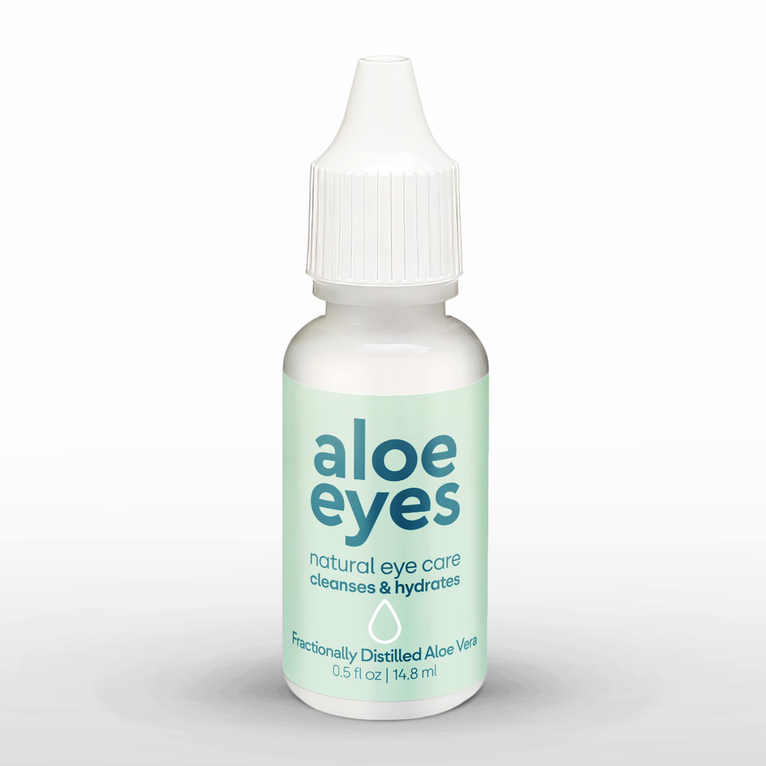 Aloe Eyes Drops - Preservative-Free Dry Eye Relief - Natural Eye Care - Alternative to Eye Wipes - Contact Lens Friendly - 0.5 Fl oz