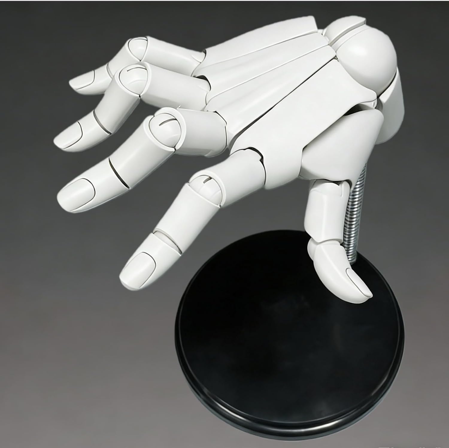 Hand Model, Adjustable Hand Model for Drawing, Lively Manikin Figure Hand Model for Desk Decoration, Sketching, Drawing, Painting (Right Hand-White)