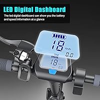 Vista 4 de Electric Scooter Adults 450W Motor Peak 620W,YHR 20 Miles Long Range Scooter Electric for Adults, 8.5" Solid Tires,19Mph Speed Portable & Folding