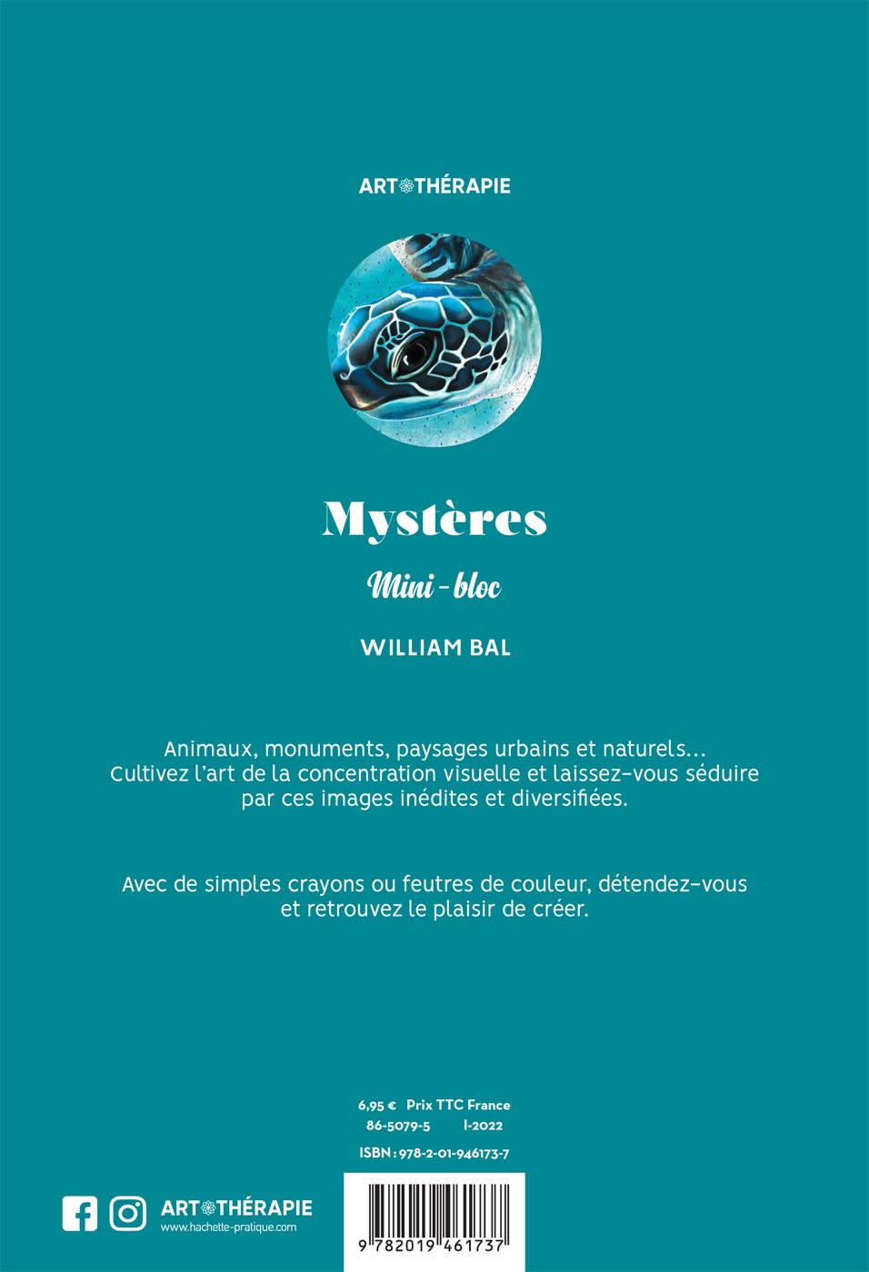 Mini-bloc d'Art-thérapie Mystères