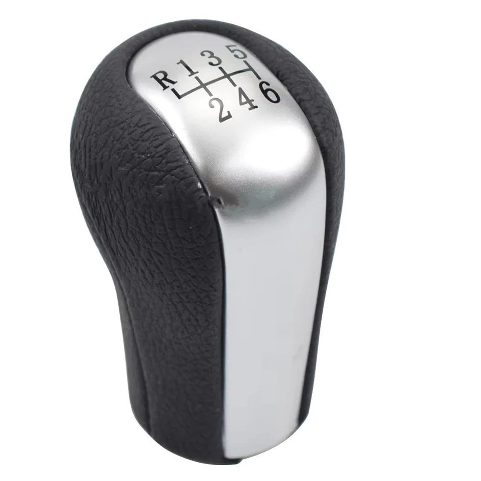 Xexjhqq 6 Speed-Black Gear Stick Knob For Toyota For Corolla For Verso For Rav4 For Yaris 1992-2014 5/6 Speed Chromed Gear Shift Knob Pu Leather Lever Gaiter Boot Cover(6 Speed-Black)