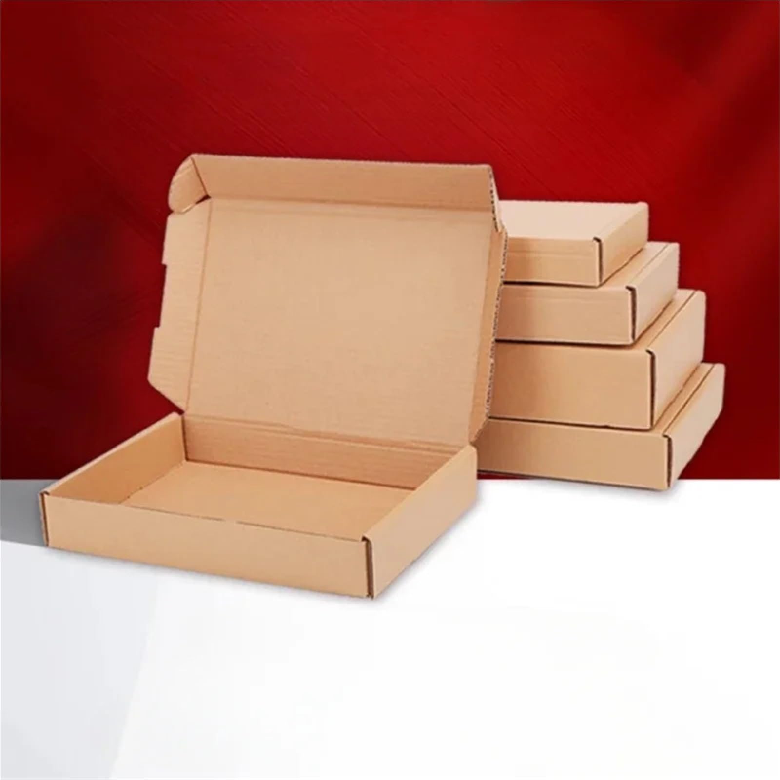 Caja de papel Kraft 20 Uds., caja embalaje varios tamaños for fiesta boda, pequeña hecha a mano for jabón, Chocolate, caramelo, galleta, evento para Embalaje y Correo