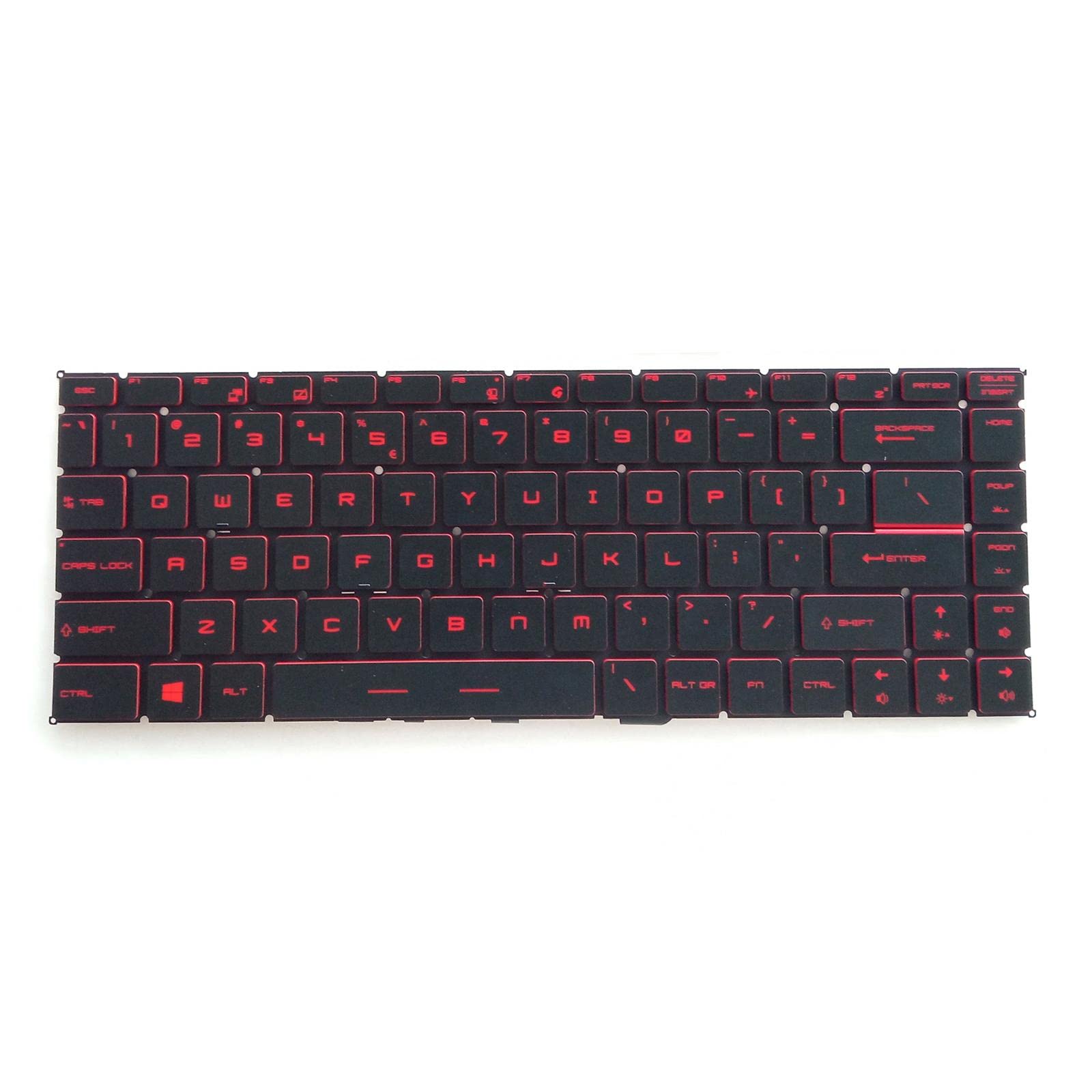 Tastiera Portatile Retroilluminata con Layout USA per MSI GF63 Thin 9SC Sostituisce