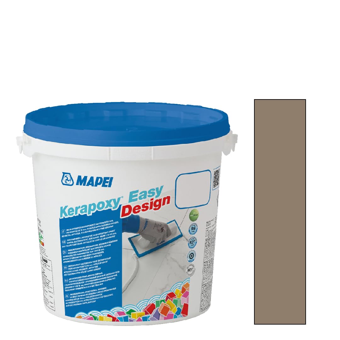 MAPEI Kerapoxy Easy Design 134 Seta 3 kg - Stucco epossidico a due componenti decorativo, resistente agli acidi,