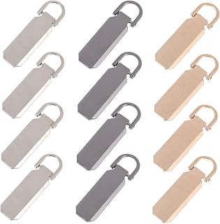 48 Peças Etiquetas Deslizantes De Zíper Com Zíper Para Roupas Kit Fixador De Zíper Abas De Bagagem Kit De Reparo De Zíper Peças De Reparo Bolsa Com Zíper Mochila Com Zíper